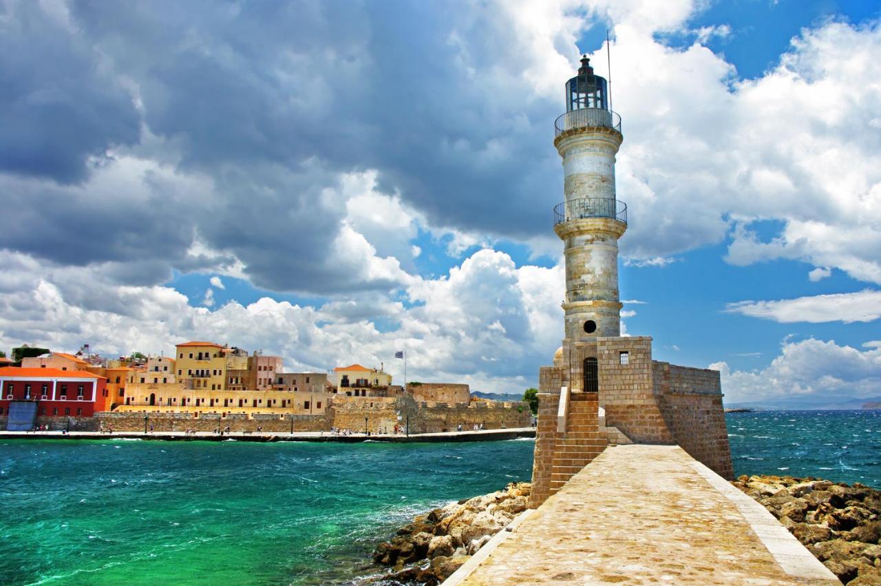 Vista Del Puerto Lägenhet Chania  Exteriör bild